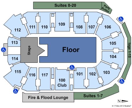 Abbotsford Entertainment Center Seating Chart