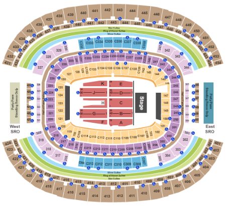 Att Stadium Seating Chart