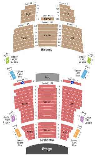 Bijou Theatre Knoxville Seating Chart