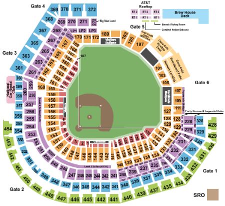 los angeles dodgers stadium seating chart. Busch Stadium Tickets