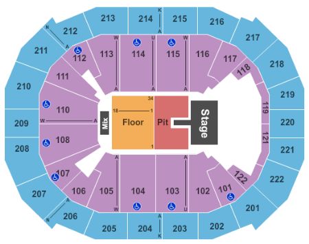 Chaifetz Arena Concert Seating Chart