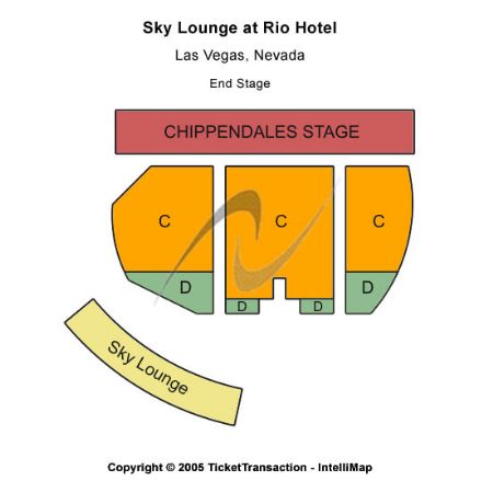 Chippendales Theatre - Rio Hotel