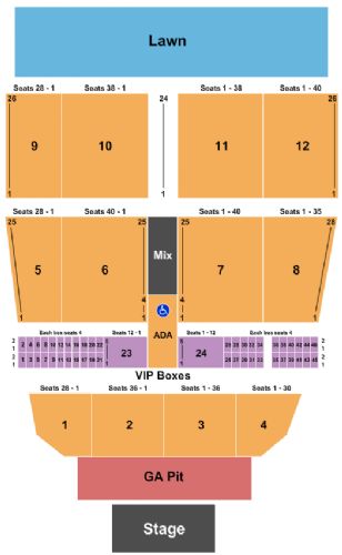 Bangor Waterfront Park Tickets And Bangor Waterfront Park Seating Chart 