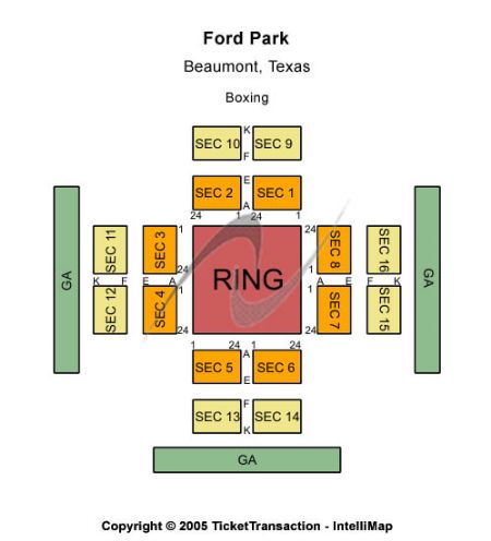 Ford Park Pavilion Tickets and Ford Park Pavilion Seating Chart - Buy