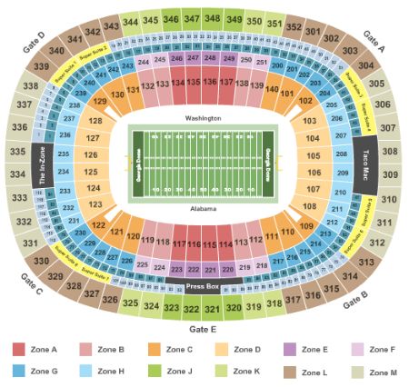 Georgia Dome Tickets And Georgia Dome Seating Chart - Buy Georgia Dome 