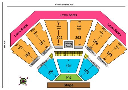 Gexa Seating Chart With Seat Numbers