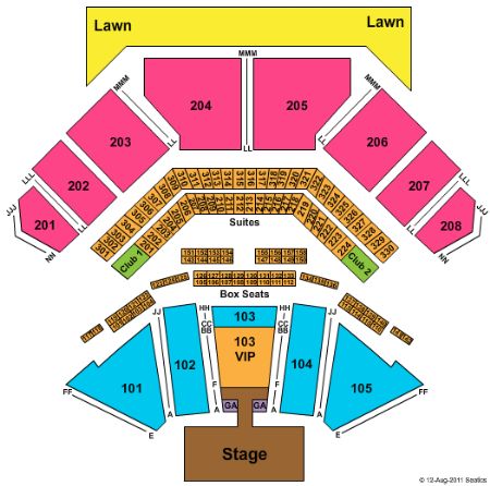 Hollywood Casino Seating Chart Maryland Heights