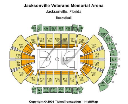 Jacksonville Veterans Memorial Arena Tickets and Jacksonville Veterans