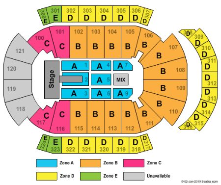 jacksonville memorial arena seating chart - Part.tscoreks.org