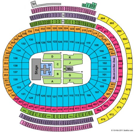 lambeau field seating tickets stub charts concert lsu wisconsin football chart