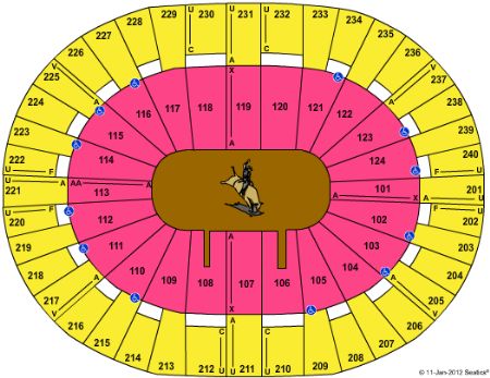 Joel Memorial Coliseum Seating Chart