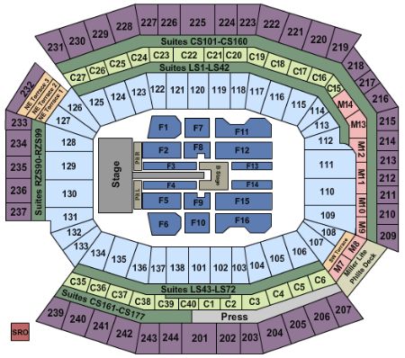 Lincoln Financial Seating Chart Concert