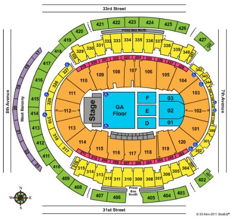 Auburn Hills Concert Seating Chart