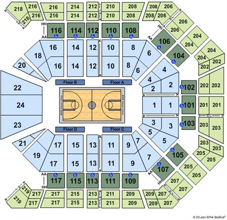 MGM Grand Garden Arena Tickets and MGM Grand Garden Arena Seating Chart