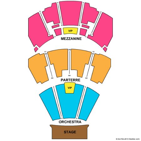 Fox Theater Seating Chart Foxwoods Ct