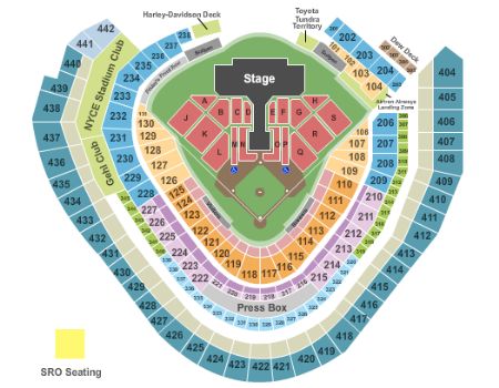 Miller Park Concert Seating Chart