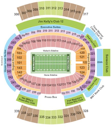 Ralph Wilson Stadium Tickets and Ralph Wilson Stadium Seating Chart
