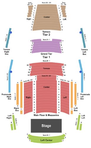Overture Seating Chart