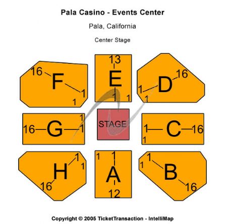 Pala Casino Events Center Tickets and Pala Casino Events Center