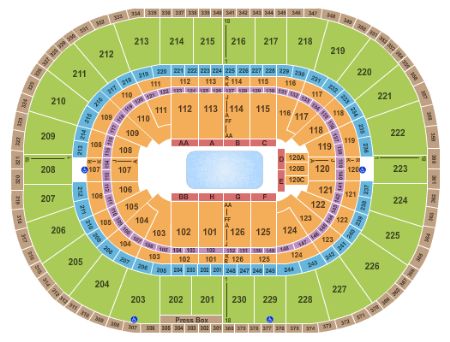 Palace Of Auburn Hills Tickets And Palace Of Auburn Hills Seating Chart 