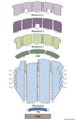 Paramount Theatre Tickets And Paramount Theatre Seating Chart - Buy ...