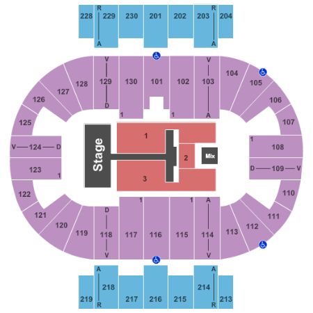 Pensacola Bay Center Tickets And Pensacola Bay Center Seating Chart 