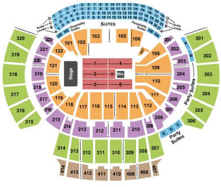 Atlanta Arena Seating Chart