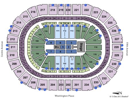 ppg arena seating paints consol energy center pittsburgh tickets map shania twain neil diamond chart charts concert events pa stub