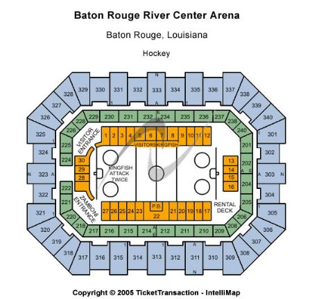 Baton Rouge River Center Arena Tickets And Baton Rouge River Center