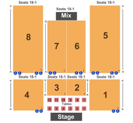 Hampton Ballroom Seating Chart