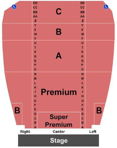 Red Robinson Theatre Seating Chart