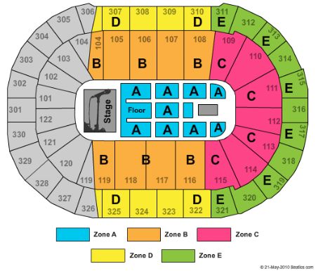 arena rogers seating tickets stub charts vancouver chart