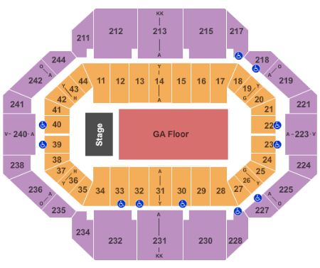 rupp arena seating tickets stub charts ice disney