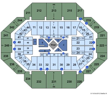 rupp arena seating chart tickets stub rows charts wwe