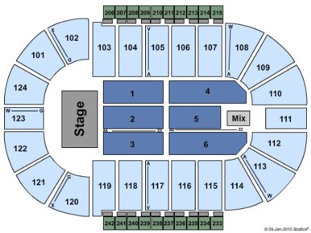 Santander Arena Tickets and Santander Arena Seating Chart - Buy