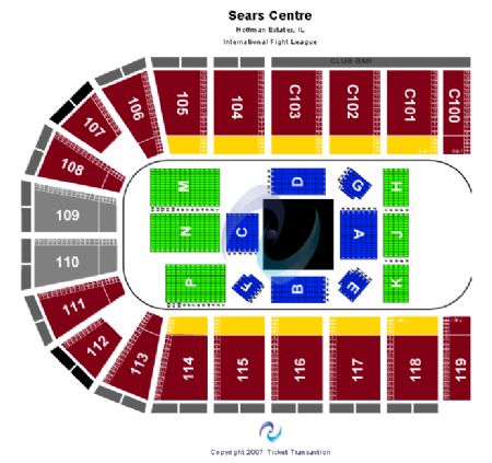 Sears Centre Seating Chart Hoffman Estates