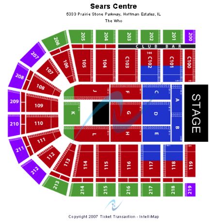 Sears Centre Arena Hoffman Estates Il Seating Chart