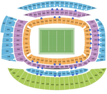 soldier field stadium seating tickets charts chart chicago stub general il capacity