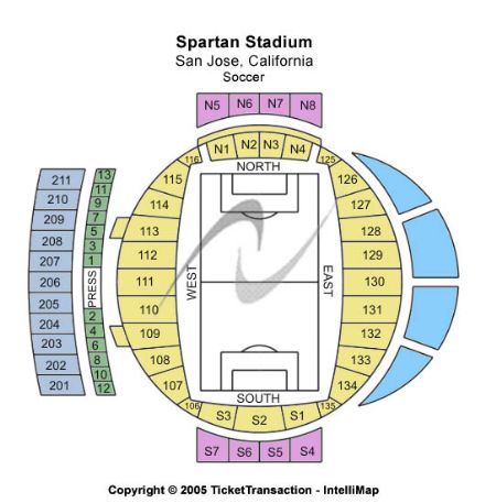 Spartan Stadium Tickets and Spartan Stadium Seating Chart - Buy Spartan