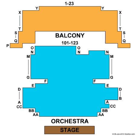tower theater  seating chart