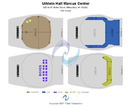 Uihlein Hall Marcus Center For The Performing Arts