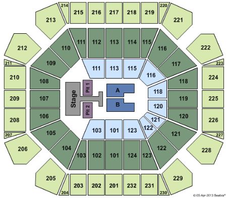 United Spirit Arena Tickets and United Spirit Arena Seating Chart - Buy