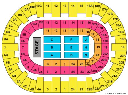 Valley view casino center seating chart cher