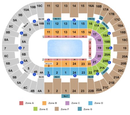 Valley View Casino Arena Seating Chart
