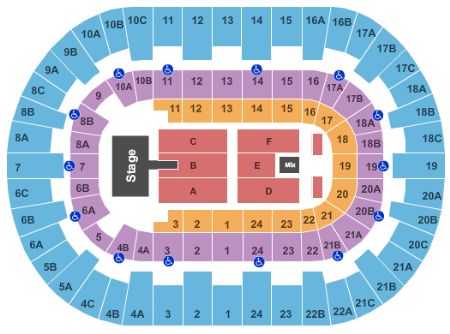 San Diego Valley View Casino Center Seating Chart