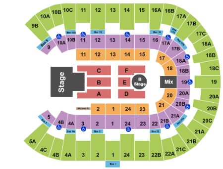 Valley View Casino Center Wwe Seating Chart