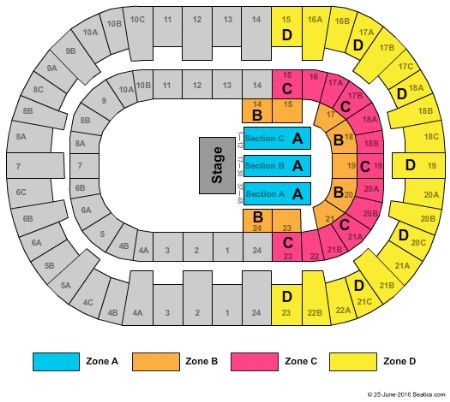 Valley View Casino Center Seating Chart Basketball