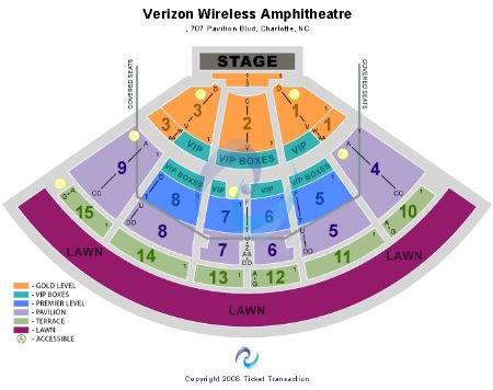 Verizon Wireless Amphitheatre Charlotte