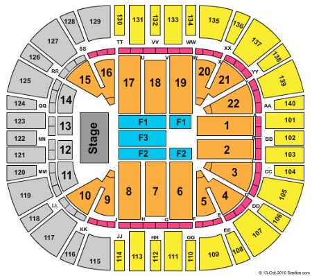 Vivint Smart Home Arena Seating Chart 3d