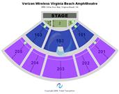Virginia Beach Amphitheatre - Parking Lot